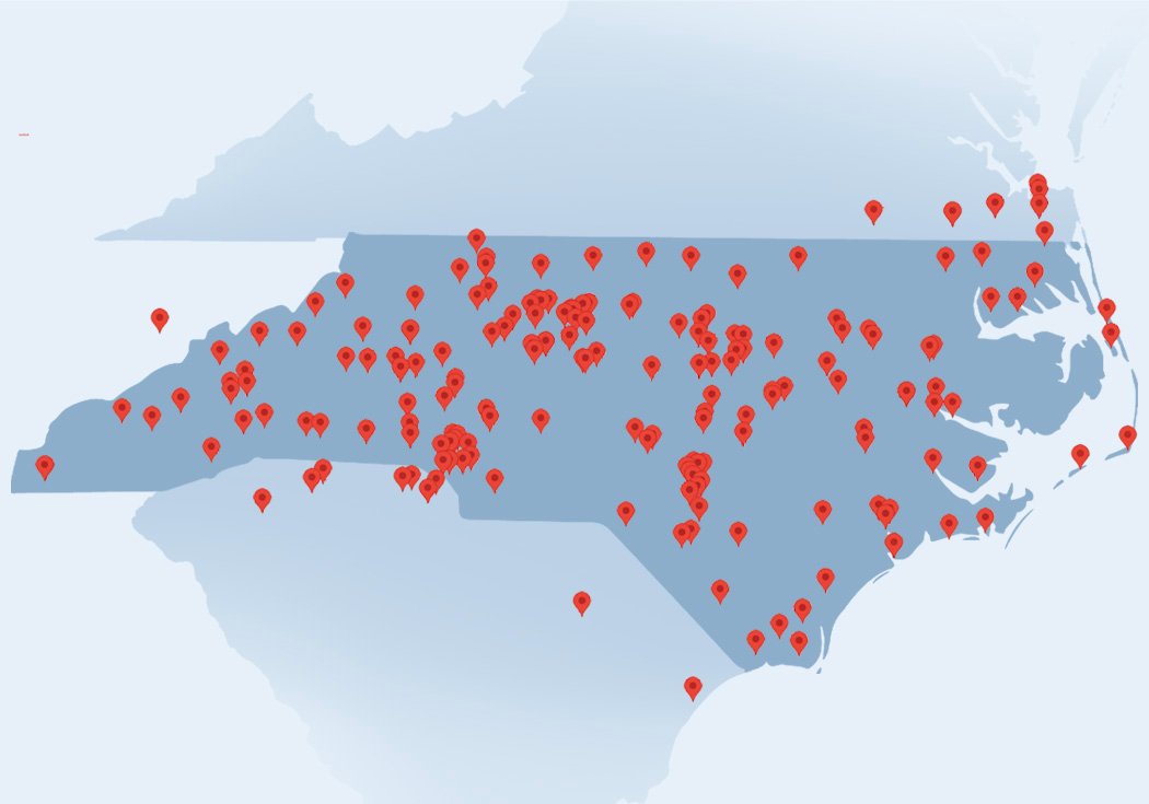 Map of Spay Neuter Network